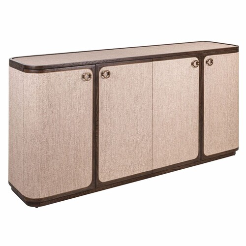 Casa Padrino Luxus Eichenholz Sideboard mit 4 T�ren Braun 180 cm - Luxus M�bel