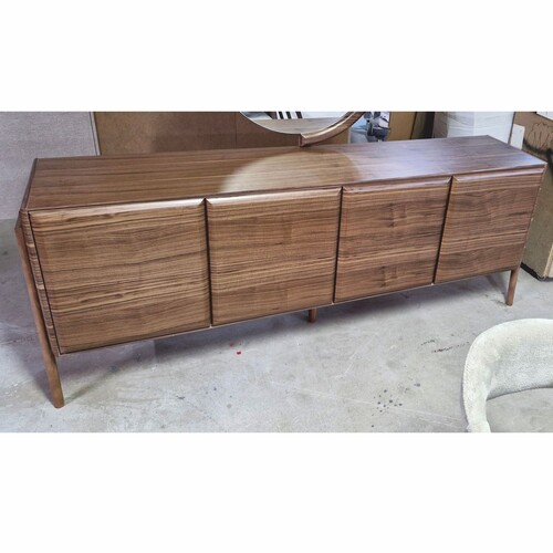 Casa Padrino Luxus Sideboard mit 4 T�ren Braun 220 cm - Luxus M�bel