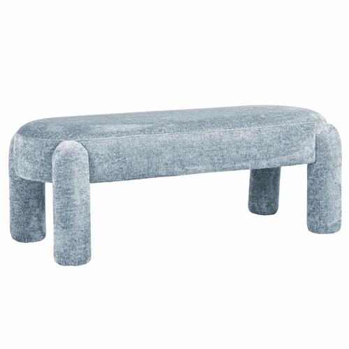 Casa Padrino Luxus Sitzbank Hellblau 123 cm - Wohnzimmer & Hotel M�bel