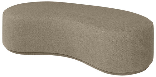 Casa Padrino Luxus Sitzbank Braun 149 x 65,5 x H. 41 cm - Gebogene Bank - Wohnzimmer M�bel - Hotel M�bel - Luxus Kollektion