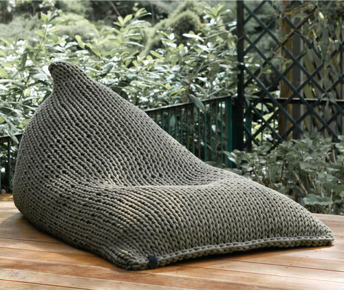 Casa Padrino Luxus Kinder Sitzsack Gr�n 70 x 100 cm - Baumwoll Sitzsack mit Wasserdichter Innenh�lle - Wohnzimmer Accessoires - Garten Accessoires - Luxus Accessoires