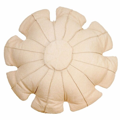 Casa Padrino Luxus Sitzsack Blume Beige  130 cm - Schwimmender Sitzsack