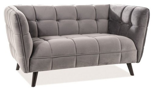 Casa Padrino Luxus Wohnzimmer Sofa mit edlem Samtstoff 145 x 85 x H. 78 cm - Luxus M�bel 