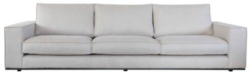 Casa Padrino Luxus Sofa Grau 285 x 106 x H. 83 cm - Wohnzimmer Sofa - Hotel Sofa - Wohnzimmer M�bel - Hotel M�bel - Luxus M�bel