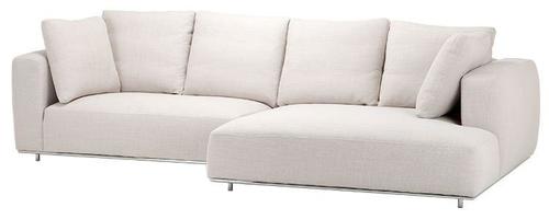 Casa Padrino Luxus Sofa Naturfarbig - Designer Ecksofa
