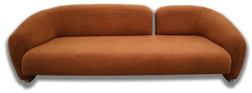 Casa Padrino Luxus Sofa Braun / Naturfarben 260 x 100 x H. 100 cm - Wohnzimmer Sofa - Hotel Sofa - Wohnzimmer M�bel - Hotel M�bel - Luxus M�bel - Luxus Einrichtung