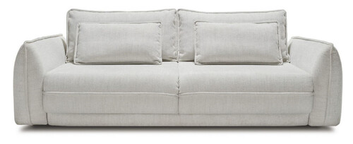 Casa Padrino Luxus Sofa Grau 253 x 120 x H. 74 cm - Wohnzimmer Sofa mit Schlaffunktion - Wohnzimmer M�bel - Luxus M�bel - Luxus Interior