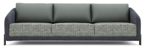 Casa Padrino Luxus Sofa Gr�n / Blau / Schwarz 255 x 86 x H. 75 cm - Wohnzimmer Sofa - Hotel Sofa - Wohnzimmer M�bel - Hotel M�bel - Luxus M�bel - Luxus Einrichtung