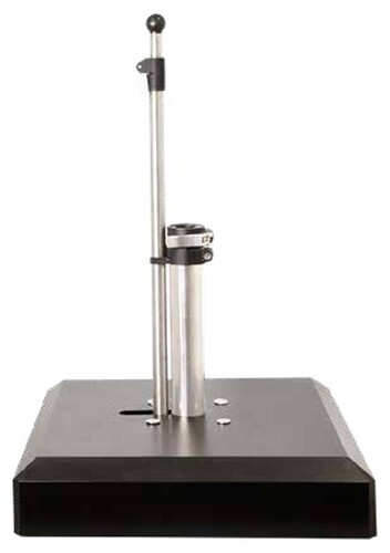 Casa Padrino Luxus Sonnenschirmst�nder Anthrazit - Fahrbarer Schirmst�nder aus Aluminium mit Schnellspannung - 55 x 55 cm, 65 kg