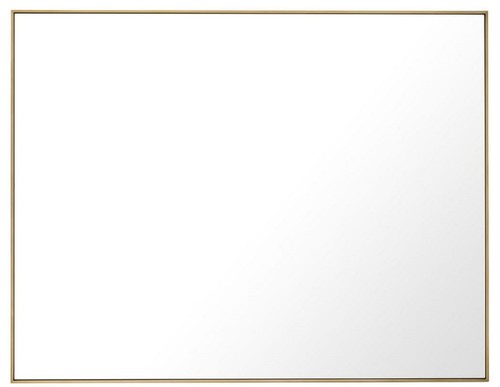 Casa Padrino Luxus Spiegel / Wandspiegel Messingfarben 180 x H. 140 cm - Garderobenspiegel - Wohnzimmer Spiegel - Luxus Qualit�t