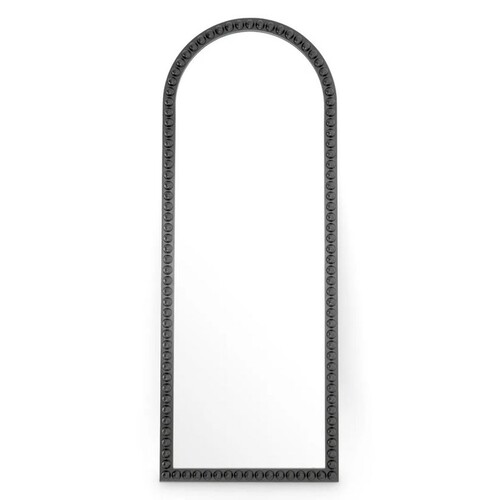Casa Padrino Luxus Spiegel Schwarz H. 245 cm - Gro�er Luxus Wandspiegel
