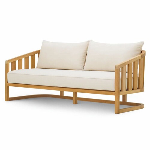 Casa Padrino Luxus Teakholz Garten Sofa Naturfarben 180 cm - Teakholz Garten M�bel