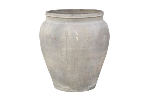 Casa Padrino Luxus Vase Terrakottafarben 52 x 52 x H. 59 cm - Gro�e Bodenvase aus Terrakotta im Stil alter Tongef��e - Luxus Deko Accessoires