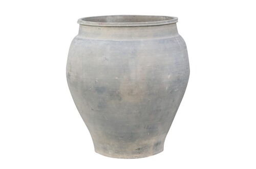 Casa Padrino Luxus Vase Terrakottafarben 52 x 52 x H. 61 cm - Gro�e Bodenvase aus Terrakotta im Stil alter Tongef��e - Luxus Deko Accessoires
