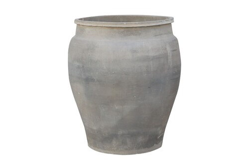 Casa Padrino Luxus Vase Terrakottafarben 52 x 52 x H. 63 cm - Gro�e Bodenvase aus Terrakotta im Stil alter Tongef��e - Luxus Deko Accessoires