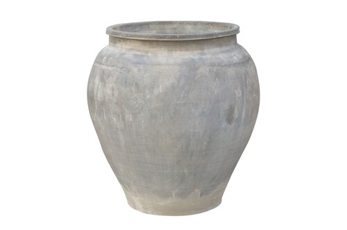 Casa Padrino Luxus Vase Terrakottafarben 53 x 53 x H. 62 cm - Gro�e Bodenvase aus Terrakotta im Stil alter Tongef��e - Luxus Deko Accessoires