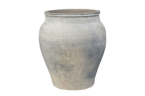 Casa Padrino Luxus Vase Terrakottafarben 53 x 53 x H. 62 cm - Gro�e Bodenvase aus Terrakotta im Stil alter Tongef��e - Luxus Deko Accessoires