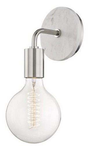 Casa Padrino Luxus Wandleuchte Silber / Wei� 12,7 x 16,5 x H. 33 cm - Hotel & Restaurant Wandlampe
