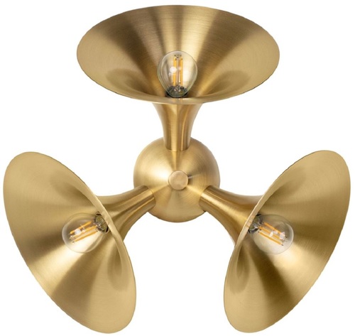 Casa Padrino Luxus Wandleuchte Messingfarben 40 x 20 x H. 40 cm - Messing Leuchte - Luxus Qualit�t