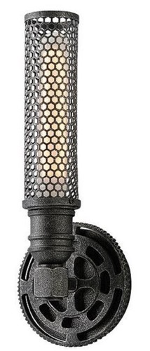 Casa Padrino Luxus Wandleuchte Antik Zinnfarben 13,3 x 10,2 x H. 34,3 cm - Luxus Kollektion