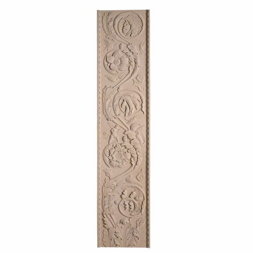 Casa Padrino Luxus Barock Wandrelief Sandfarben 179 cm - Barock Wanddeko