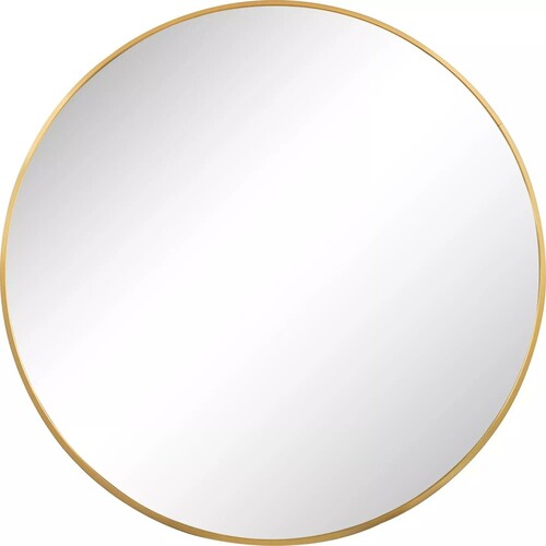 Casa Padrino Luxus Wandspiegel Gold  120 cm - Gro�er Runder Spiegel