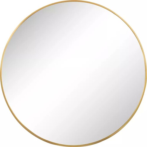 Casa Padrino Luxus Wandspiegel Gold  40 cm - Runder Spiegel
