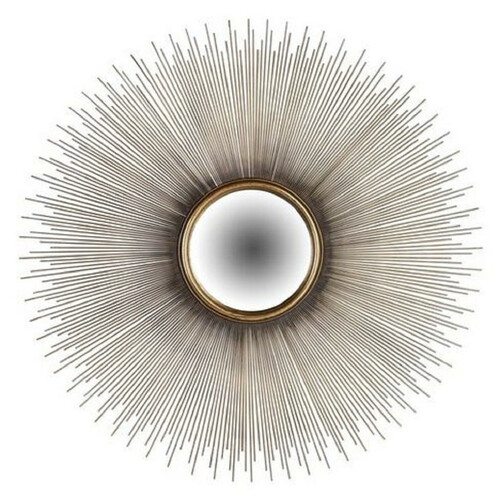 Casa Padrino Luxus Wandspiegel Gold  90 cm - Runder Wohnzimmer Spiegel - Schlafzimmer Spiegel - Garderoben Spiegel - Luxus M�bel - Luxus Interior - Luxus Qualit�t