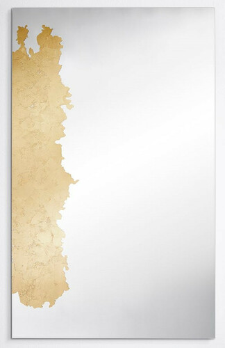 Casa Padrino Luxus Wandspiegel Gold 80 x 2,5 x H. 130 cm - Rechteckiger Wohnzimmer Spiegel - Schlafzimmer Spiegel - Garderoben Spiegel - Luxus M�bel - Luxus Interior - Luxus Qualit�t