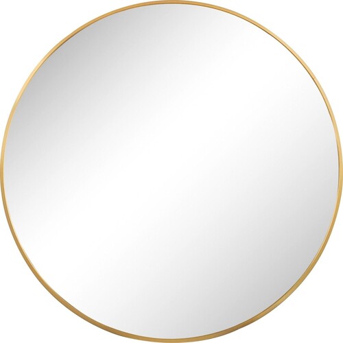 Casa Padrino Luxus Wandspiegel Gold  80 cm - Runder Spiegel