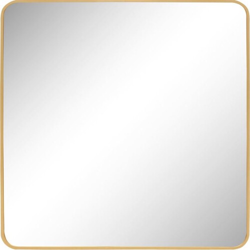 Casa Padrino Luxus Wandspiegel Gold 60 x 3 x H. 60 cm - Quadratischer Spiegel mit schmalem Rahmen