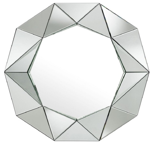 Casa Padrino Luxus Wandspiegel 105 x 10 x H. 100 cm - Garderoben Spiegel - Wohnzimmer Spiegel - Luxus Kollektion