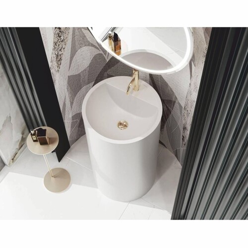 Casa Padrino Luxus Standwaschbecken Wei�  46 x H. 88 cm - Badezimmer Accessoires