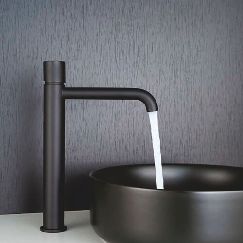 Casa Padrino Luxus Waschtischarmatur Matt Schwarz H. 18,8 cm - Made in Italy