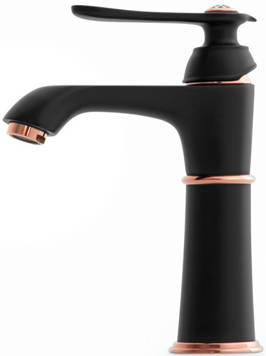 Casa Padrino Luxus Waschtischarmatur H. 21,5 cm - Verschiedene Farben - Einhebelmischer mit Kristallglas - Luxus Badezimmer Accessoires 