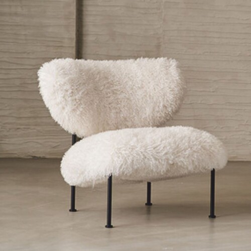 Casa Padrino Luxus Sessel Wei� / Schwarz H. 77 cm - Hotel & Wohnzimmer M�bel