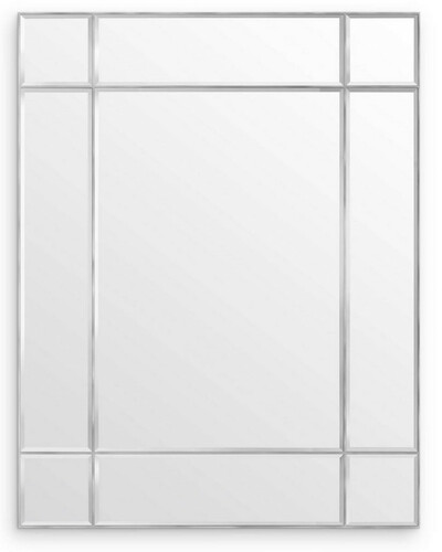 Casa Padrino Luxus Wandspiegel Silber 140 x 4 x H. 180 cm - Wohnzimmer Spiegel - Schlafzimmer Spiegel - Garderoben Spiegel - Luxus M�bel