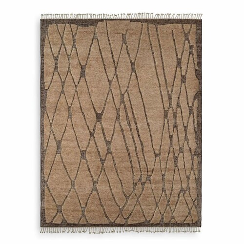 Casa Padrino Luxus Wohnzimmer Teppich Beige / Braun - Verschiedene Gr��en