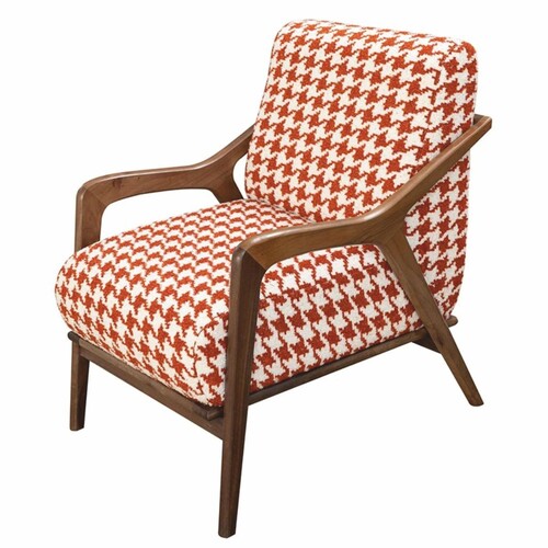 Casa Padrino Luxus Wohnzimmer & Hotel Sessel Rot / Wei� / Braun - Luxus M�bel