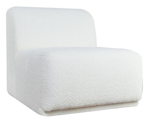 Casa Padrino Luxus Sessel Wei� 73 x 94 x H. 75 cm - Modulare Wohnzimmer & Hotel M�bel