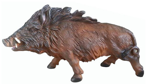 Casa Padrino Dekofigur Wildschwein 60 x H. 45 cm - Deko Skulptur