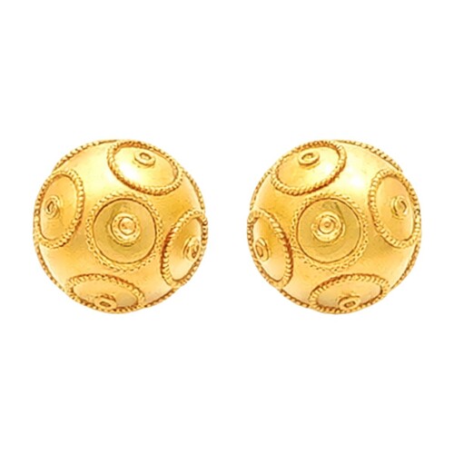 Casa Padrino Ohrringe Conta de Viana aus 19,2Kt Gold