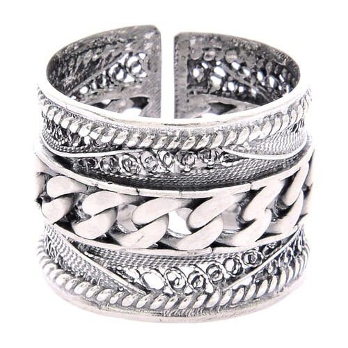 Casa Padrino Ring Barbela aus Sterlingsilber