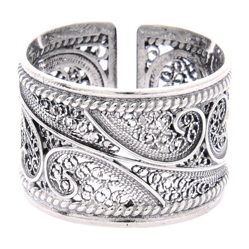 Casa Padrino Ring Filigran aus Sterlingsilber
