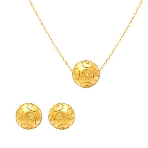 Casa Padrino Set Conta de Viana aus 19,2Kt Gold