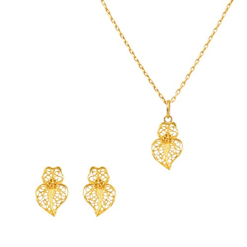 Casa Padrino Set Herz von Viana XXS aus 19,2Kt Gold