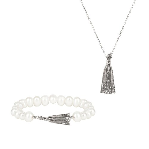 Casa Padrino Set Unsere Liebe Frau von F�tima aus Sterlingsilber