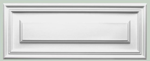 Casa Padrino Wandpaneel Wei� 55 x 1,7 x H. 22 cm - Rechteckiges Paneel - Deko Accessoires