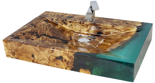 Casa Padrino Waschbecken Braun / Gr�n - Verschiedene Gr��en & Farben