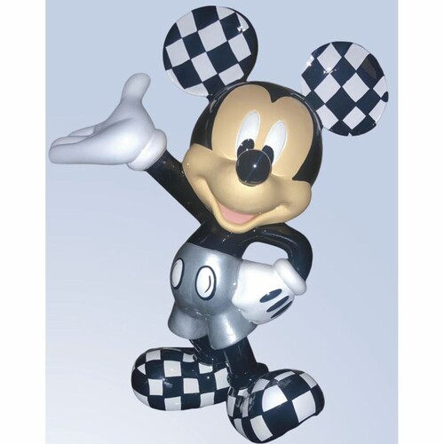 Casa Padrino Deko Skulptur Bunt 87 x 54 x H. 120 cm - Wohnzimmer & Garten Dekoration